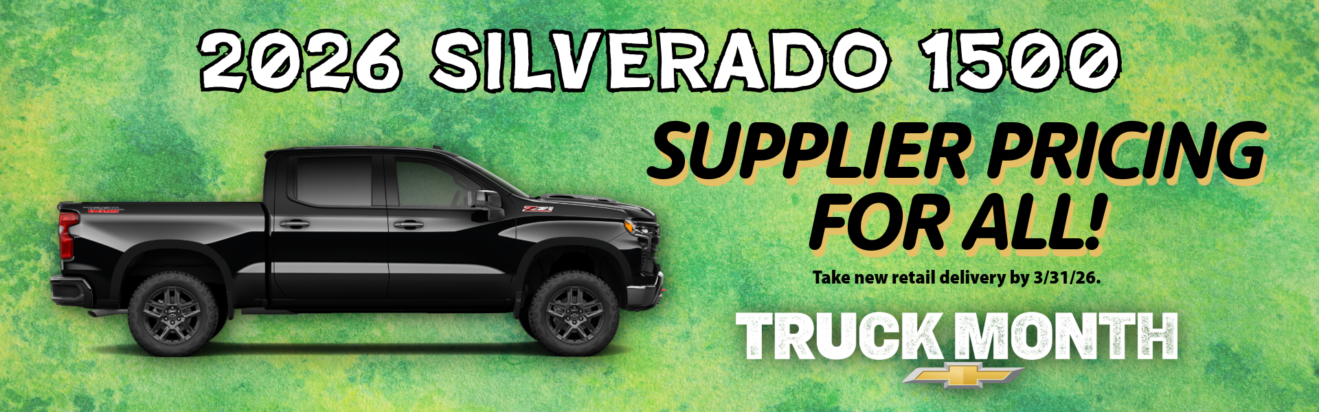 New 2026 Chevrolet Silverado