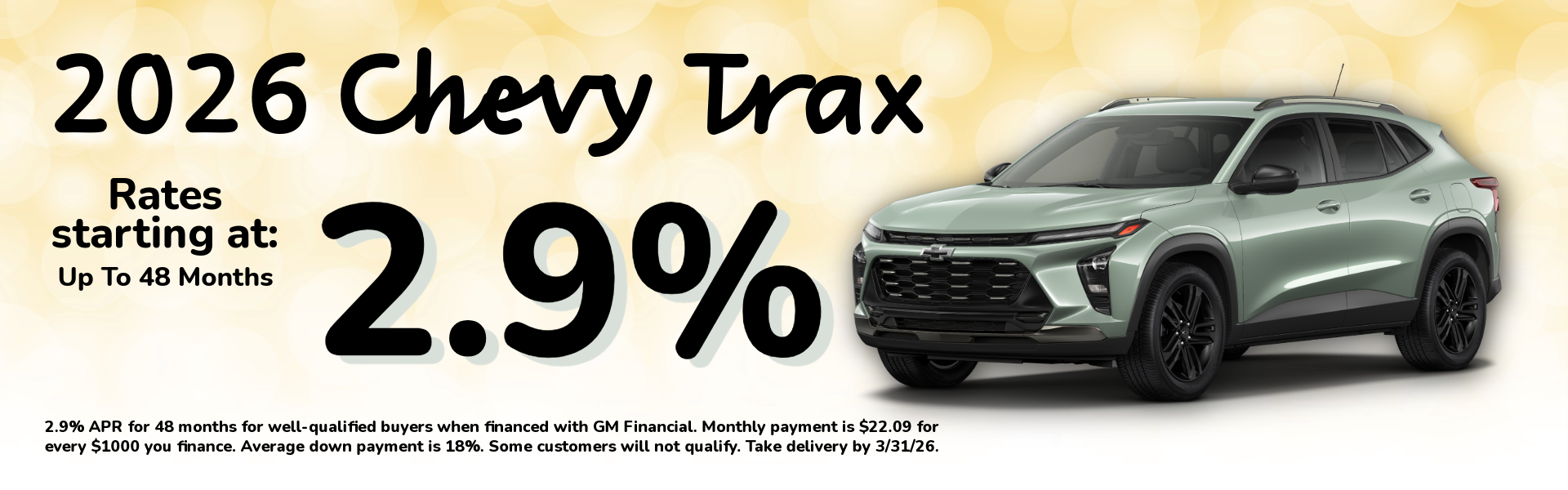 New 2026 Chevrolet Trax